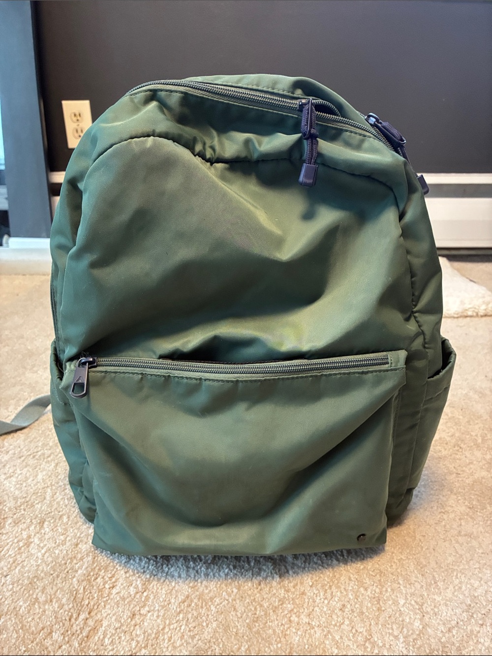 STATE olive green diaper bag